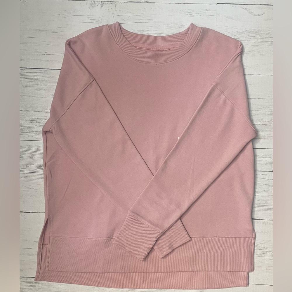 Time and Tru Pink Crewneck Sweatshirt Size Small (4-6) NWT